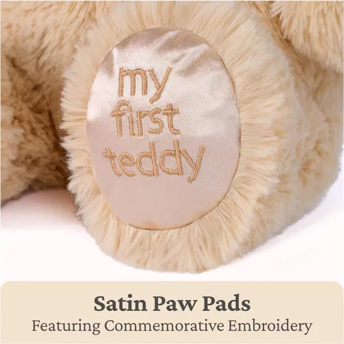 Miniatura 5 de GUND Baby My First Teddy Bear - Peluche de animal ultra suave para bebés y recién nacidos, color bronceado, 10 pulgadas