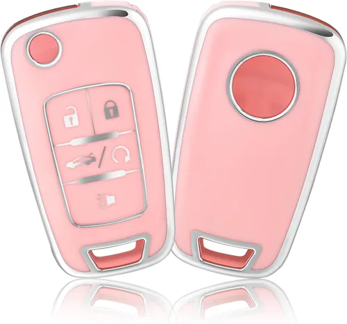Miniatura 12 de OFFCURVE Funda para llavero con llavero Compatinle con Chevy – Funda de coche apta para Chevrolet GMC Buick Encore Terrain Malibu Camaro Cruze