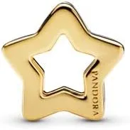 Miniatura 3 de Pandora Reflexions 767544 - Abalorio con diseño de estrella, chapado en oro de 18 quilates, diseño de reflejos