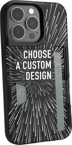 Miniatura 18 de Smartish Funda tipo cartera para iPhone 13 Pro – Wallet Slayer Vol. 2 [delgada + protectora] tarjetero con función atril - Black Tie Affair