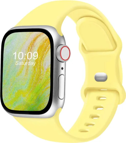 Miniatura 38 de Correas deportivas compatibles con Apple Watch de 38mm 40mm 41mm 42mm 44mm 45mm 46mm 49mm, p/mujer y hombre, correa de silicona para iWatch Series