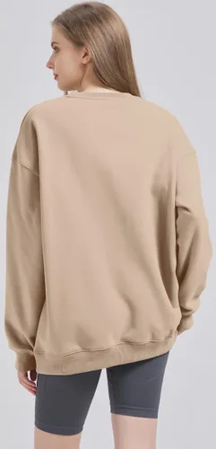 Miniatura 2 de onlylan Cloud - Sudadera de gran tamaño para mujer, cuello redondo, sudadera de moda de otoño 2023, suéteres con capucha