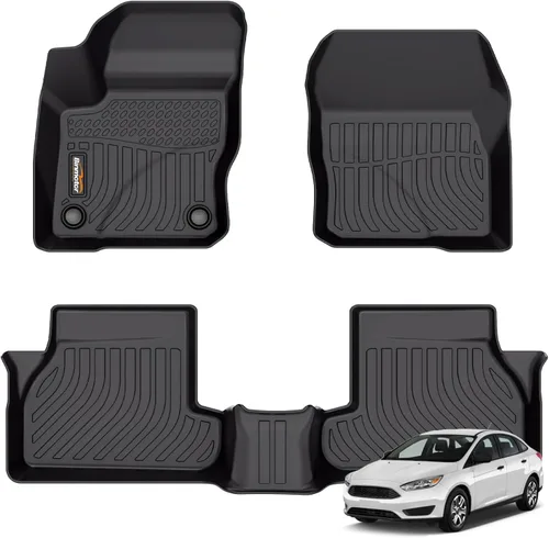 Miniatura 15 de Alfombrillas de TPE para Toyota Highlander 2014-2019 7 y 8 asientos, protección para todo tipo de clima, forros de piso de automóvil resistentes