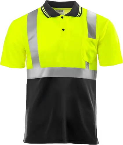 Miniatura 2 de JORESTECH Polo de seguridad con diseño de poliéster para ocultar las manchas y bolsillo cosido en el pecho