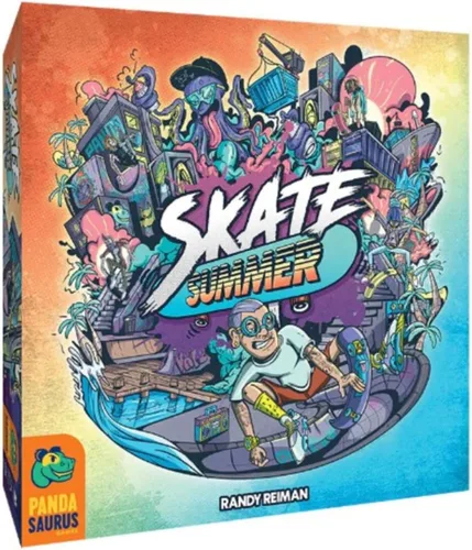 Juego de mesa de verano de Skate - Domina los medios tubos de Pelican Park en este emocionante juego de estrategia. Juego familiar para niños y