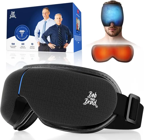 Miniatura 11 de BOB AND BRAD - Masajeador de ojos con calor y enfriamiento, máscara ocular EyeOasis 2 para migrañas, apta para FSA/HSA, masajeador facial térmico