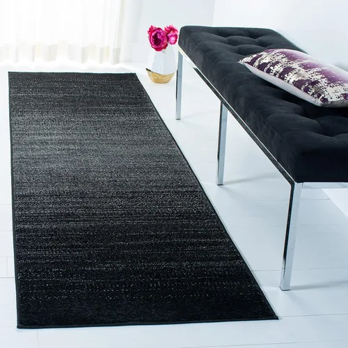 Miniatura 6 de SAFAVIEH Adirondack Collection - Alfombra decorativa, 2 pies 6 pulgadas x 4 pies, color negro y gris, diseño moderno, no desprende pelusa y de fácil