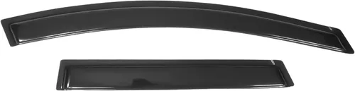 Miniatura 7 de IKON MOTORSPORTS - Visera de ventana compatible con Nissan Murano 2009-2014, acrílico sin pintar, negro, protector de lluvia, deflector de aire