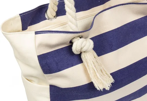 Miniatura 5 de Malirona Bolso grande de viaje a la playa con asa de cuerda de algodón, XL, Casual