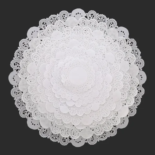 Miniatura 5 de Royal 10 pulgadas desechables de papel de encaje Doilies, caja de 5000