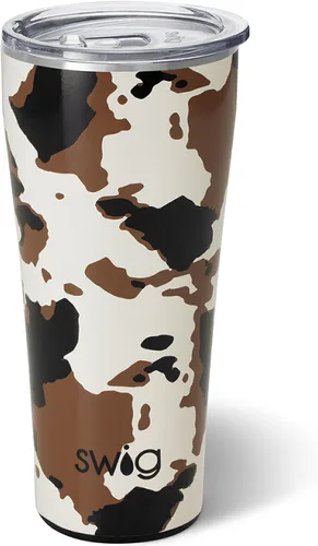 Miniatura 73 de Swig Life - Vaso de 22 oz con aislamiento térmico, vaso de café con tapa, apto para portavasos, apto para lavavajillas, acero inoxidable, taza