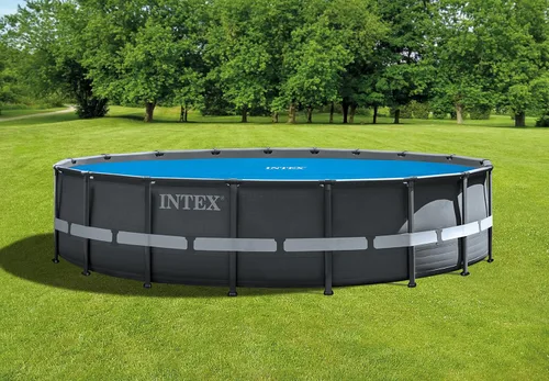 Miniatura 3 de Cubierta solar Intex de 18 pies de diámetro, para piscinas, fácil de instalar y enmarcar