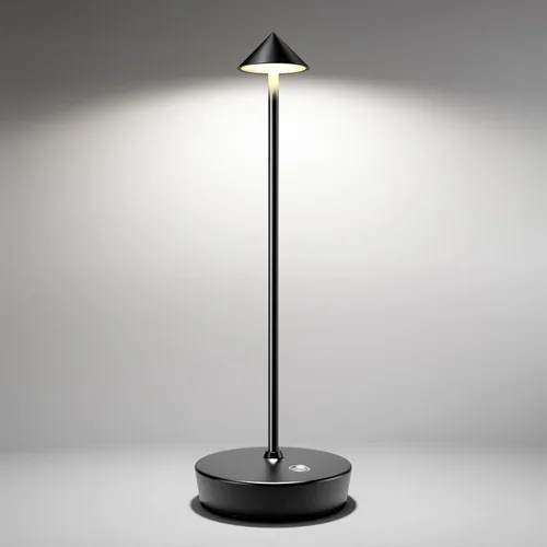Miniatura 20 de Lámparas de mesa inalámbricas recargables, 6000 mAh, funciona con pilas, lámpara de escritorio LED para exteriores, impermeable, portátil, táctil