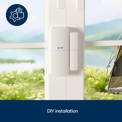 Miniatura 5 de Sensor de entrada (paquete de 6) – Protección de ventanas y puertas – Compatible con el sistema de seguridad tolviviov para el hogar
