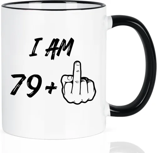Miniatura 15 de YHRJWN - Regalos de cumpleaños número 40 para mujeres y hombres, taza de café I Am 39 Plus, regalos divertidos de cumpleaños para amigos, compañeras