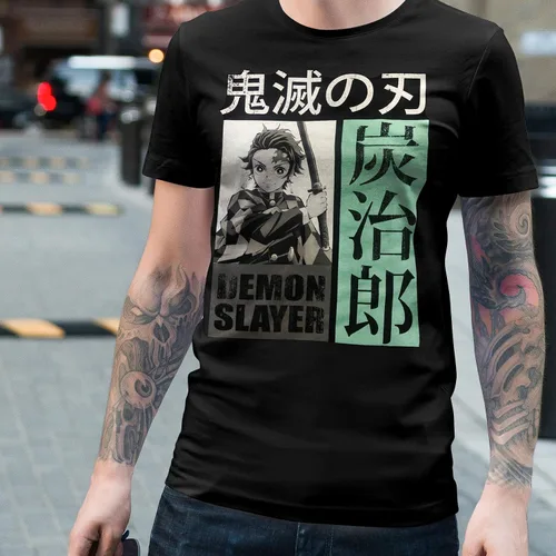 Miniatura 2 de Demon Slayer Kimetsu no Yaiba Tanjiro Kamado Camiseta