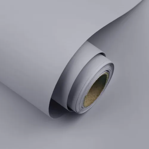 Miniatura 15 de Papel Pintado Negro para Despegar y Pegar 15.7"x118" Papel de Contacto de Color Sólido Moderno Autoadhesivo Extraíble de Vinilo para Paredes