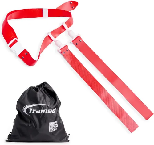 Miniatura 23 de Trained Cinturones de fútbol con bandera de hombre, juego de fútbol con bandera ajustable para equipos deportivos, entrenamiento y competencia