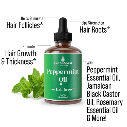 Miniatura 2 de Aceite para el crecimiento del cabello de menta 1oz