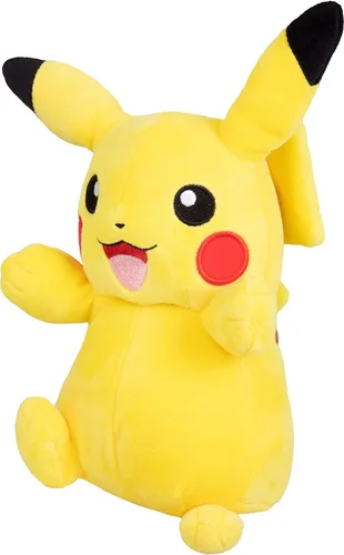 Miniatura 4 de Pikachu de peluche de Pokémon, 8 pulgadas, con licencia oficial de Wicked Cool Toys