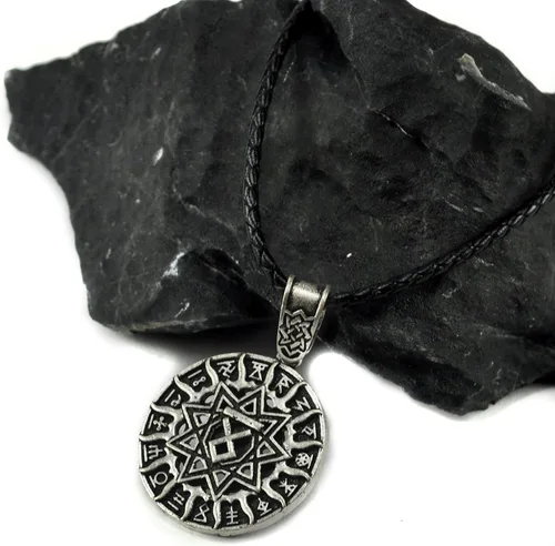 Miniatura 2 de KOKOSHELL Viking Mjolnir - Collar para hombre Thor Hammer de acero inoxidable con colgante de Odin para mujer