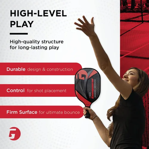 Miniatura 5 de GAMMA Paletas de pickleball, serie Venture, aprobadas por USAPA, superficie compuesta de grafito, agarre de nido de abeja, conquistador