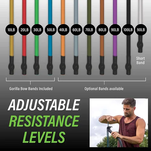 Miniatura 3 de Gorilla Fitness Resistance Bands for Gorilla Bow Original and Gorilla Bow Travel