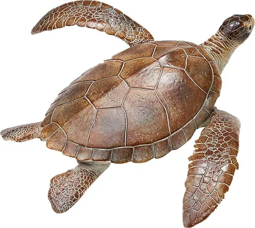 Gemini&Genius Juguetes de Tortugas Marinas Figura de Acción de Animales Marinos, Juguete de Plástico de Tortuga Marina, Ideal para Baño de Niños,