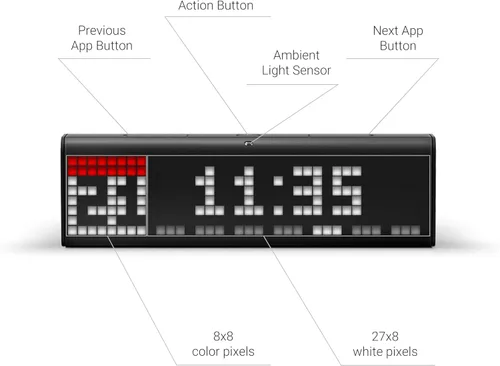 Miniatura 2 de Reloj de tiempo con WiFi para Smart Home Lametric