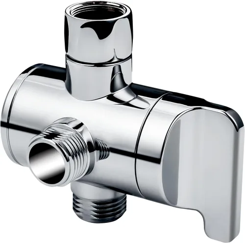 Miniatura 8 de BRIGHT SHOWERS Válvula desviadora de brazo de ducha para cabezal de ducha manual y cabezal rociador fijo, válvula desviadora de cabezal de ducha