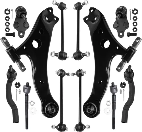 Miniatura 19 de Detroit Axle - Kit de suspensión delantera de 12 piezas para Mercury Grand Marquis Ford Crown Victoria Town Car 2003-2011, 2 brazos de control