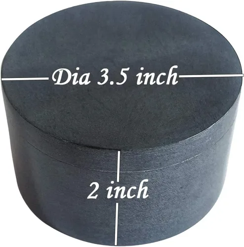 Miniatura 4 de Kaizen Casa Caja única de sal y pimienta, elegante caja de sal de piedra natural con tapa para almacenamiento de sal, especias y hierbas
