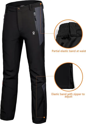 Miniatura 3 de Little Donkey Andy Women's Hiking Ski Pants, Snowboarding Softshell Pants