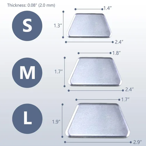 Miniatura 2 de Férulas nasales de aluminio, protector externo de soporte nasal para septoplastia de rinoplastia, fractura de soporte nasal, otorrinolaringología