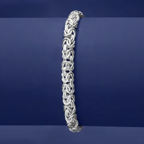 Miniatura 4 de Ross-Simons Sterling Silver Small Byzantine Bracelet