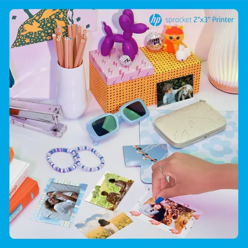 Miniatura 9 de HP Sprocket Select - Impresora fotográfica instantánea portátil para dispositivos Android e iOS (Eclipse) Paquete de papel Zink