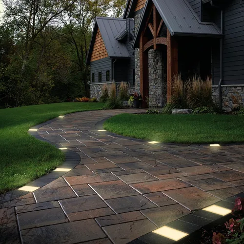 Miniatura 2 de LUMENGY Luz de pavimentadora de 4 x 8 pulgadas (3.93 x 7.87), 2700 K blanco cálido, iluminación de ladrillo sin reflejos para entradas, pasarelas