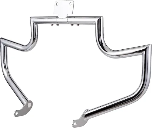 Miniatura 7 de Kinglemc Barra de Choque Protector de Motor Barra de Carretera para Yamaha VStar V-Star Dragstar XVS 400 650 (Negro)