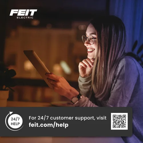 Miniatura 11 de Feit Electric WiFi compatible con Alexa y Google Home, aplicación Feit, no requiere hub, control remoto desde cualquier lugar, enchufe de toma
