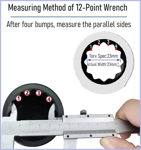 Miniatura 5 de Llave combinada de trinquete de cabeza flexible de 0.906 in, métrica, 72 dientes, caja de trinquete de 12 puntos y herramientas de llave de extremo