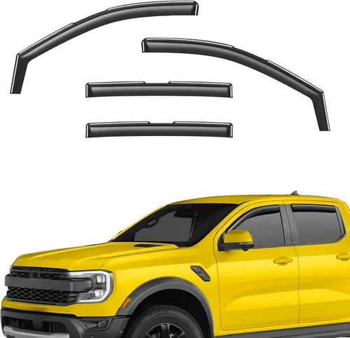 Miniatura 15 de Deflectores de ventana extra duraderos en el canal, protectores de lluvia aptos para Toyota RAV4 2019-2025, viseras solares, ventilación de viento