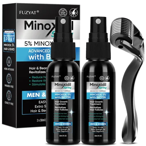 Tratamiento de pérdida de cabello de minoxidil al 5% para hombres, minoxidil para mujeres, aerosol para el crecimiento del cabello, para hombres y