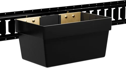 Miniatura 2 de DC Cargo Mall Gran contenedor de almacenamiento E Track – Organizador de canasta E Track resistente – Accesorios E Track compactos para remolques