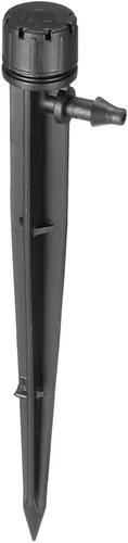 uxcell Gotero de pulverización ajustable, sistema de riego de riego micro emisor de 180 grados, 25 piezas