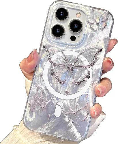 Miniatura 139 de I-MGAE-IN-AR Funda compacta para iPhone 11, diseño de mariposa, marco de protección de lente de cámara con diamante 3D, bonitas fundas protectoras