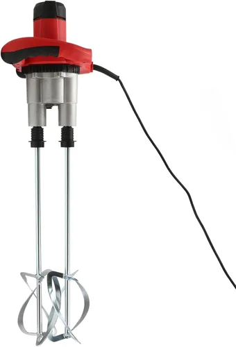 Miniatura 3 de Mezclador de hormigón portátil de 1500 W, mezclador de mortero de cemento de mano, ajustable, 6 velocidades, mortero de lechada de yeso de pintura