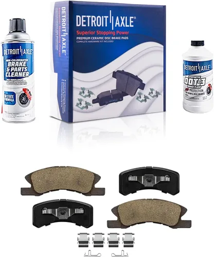 Miniatura 28 de Detroit Axle - Kit de frenos TRASEROS para Dodge Ram 1500 1994-1999 Tambores de freno Zapatas de frenos semimetálicas 1995 1996 1997 1998 Repuesto