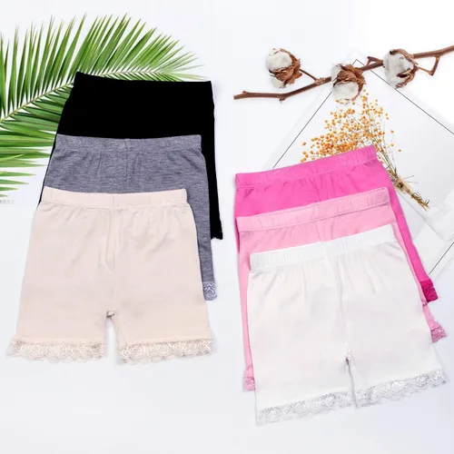 Miniatura 6 de BOOPH Ropa interior corta de encaje para niñas ropa interior para jugar o ropa