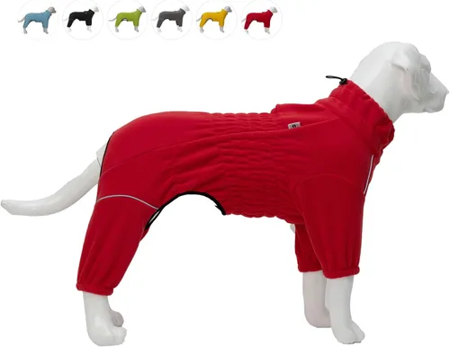 Miniatura 12 de Lovelonglong - Abrigo cálido para perro, chaqueta para perros pequeños, medianos y grandes con cierre de cremallera, abrigo de invierno de forro