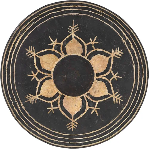 Miniatura 2 de Gongs tailandeses - Incluye cuerda para colgar y mazo/martillado a mano y grabado/tono declarativo transparente/varios tamaños/Pezón Gong/Hecho